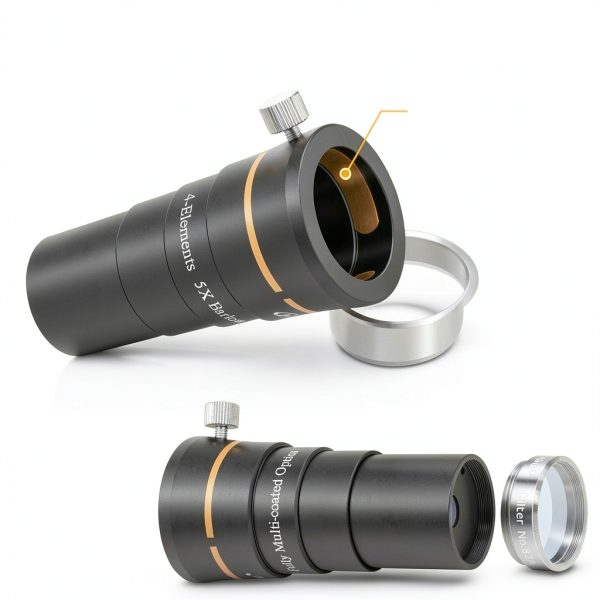 Alstar 5X Short Barlow Lens Telescope-4