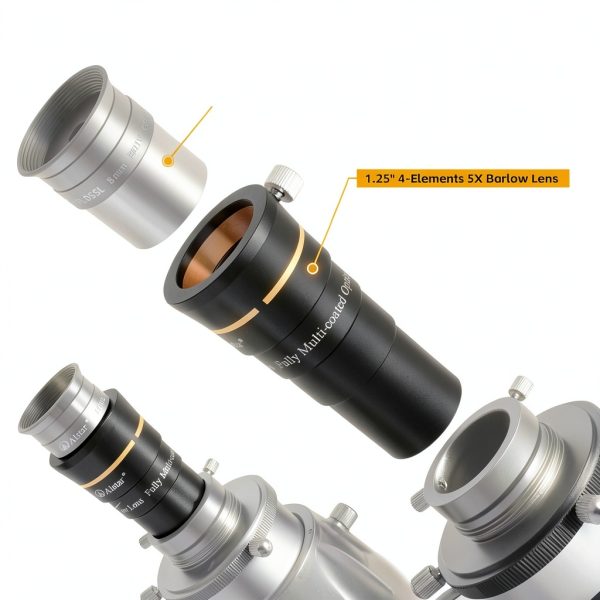 Alstar 5X Short Barlow Lens Telescope-2