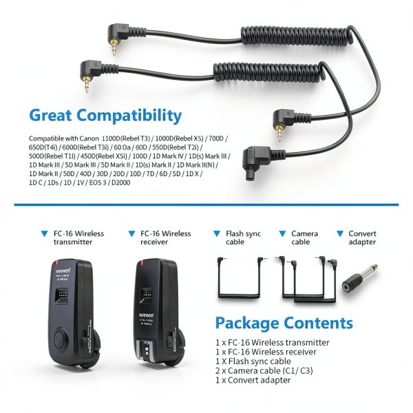 Neewer Wireless Remote Triggers for Photographic Lighting-6