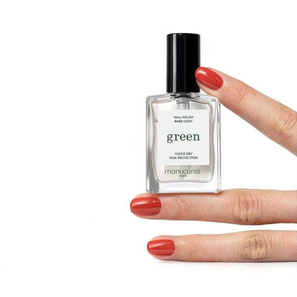 Green Nail Base Coat Manucurist Vegan Nail-1