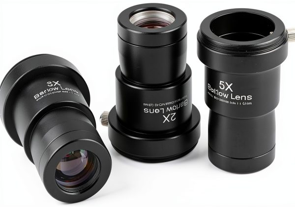 UCCKEYI Telescope Barlow Lenses Optical Glass Black-6