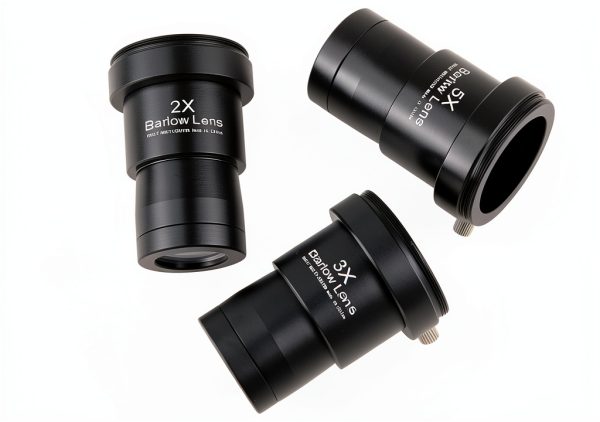 UCCKEYI Telescope Barlow Lenses Optical Glass Black-7