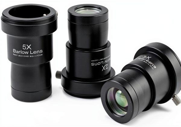 UCCKEYI Telescope Barlow Lenses Optical Glass Black-8