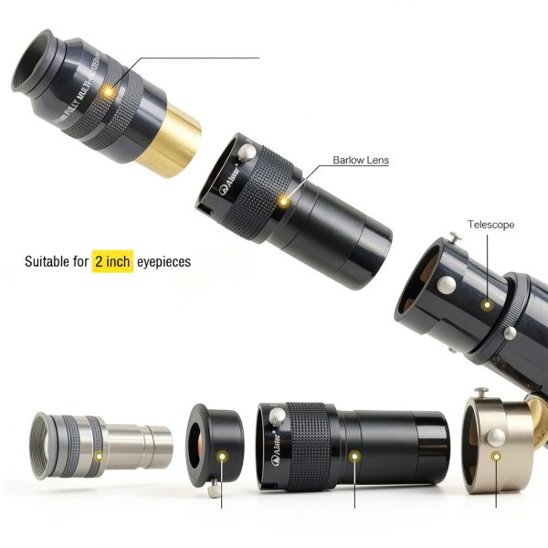Alstar 2in Barlow Lens ED Glass Telescope-4