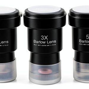 UCCKEYI Telescope Barlow Lenses Optical Glass Black-0