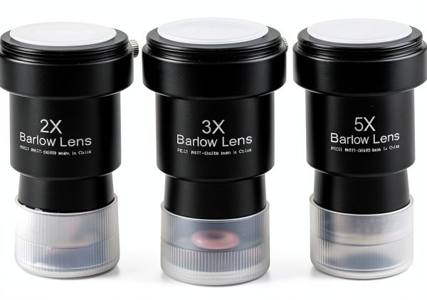 UCCKEYI Telescope Barlow Lenses Optical Glass Black-0