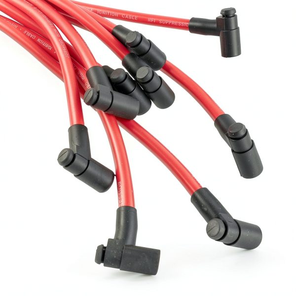 JDMSPEED 10.5mm Racing Spark Plug Wires Straight Boot Set-8
