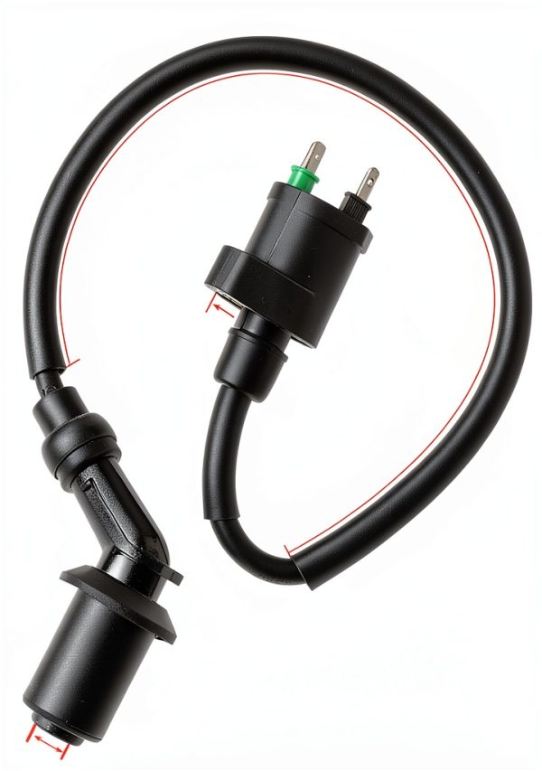 GY6 Ignition Coil SSR125 Spark Plug Wire by AloneGoer Motorcycle ATV-3
