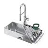 Triangular Dish Drying Rack COOL-ANGLE Aluminum Matte Gray 16x9.5in-2