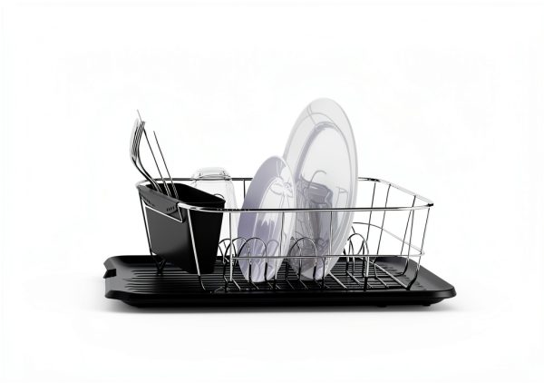 Dish Drain Board Neat-O Universal Polypropylene Flat Black Small Size-1