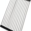 Roll up Dish Drying Rack Ahyuan Stainless Steel Black 17.8x11.8-0