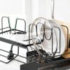 Large Dish Drying Rack SNTD Expandable Steel Black 19 to 29 in-5