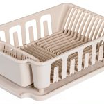 Sterilite Large Sink Dish Rack Set White 18 x 13.75 x 5.5-0