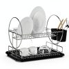 Dish Drain Board Neat-O Universal Polypropylene Flat Black Small Size-3