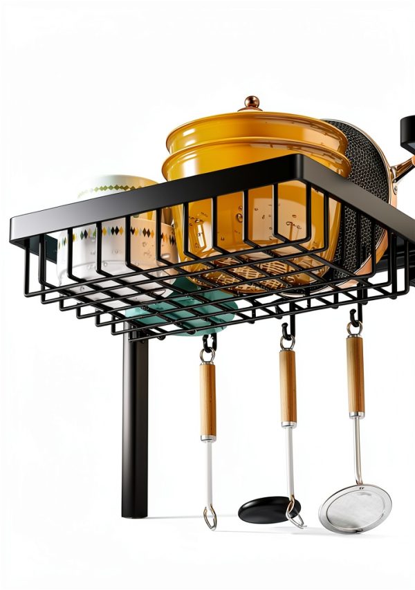 2 Tiers 4 Baskets Sink Dish Rack ARSTPEOE Metal Adjustable Organizer-3