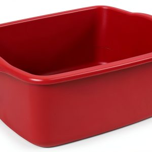 Sterilite Dishpan Basin 12 Quart Multi-Purpose Red 15 3/4 x 12 1/2 x 6-0