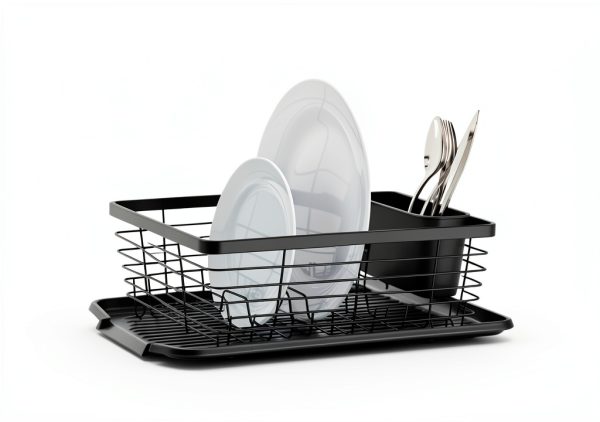 Dish Drain Board Neat-O Universal Polypropylene Flat Black Small Size-6