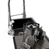 Roll up Dish Drying Rack Ahyuan Stainless Steel Black 17.8x11.8-3